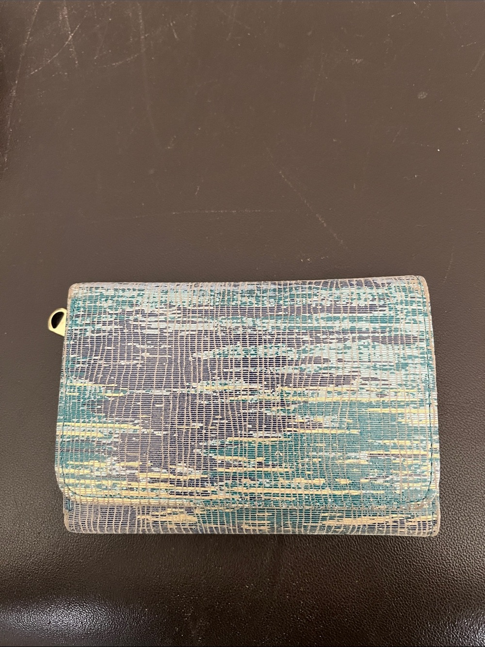 HOBO International Jill Wallet trifold printed leather wallet